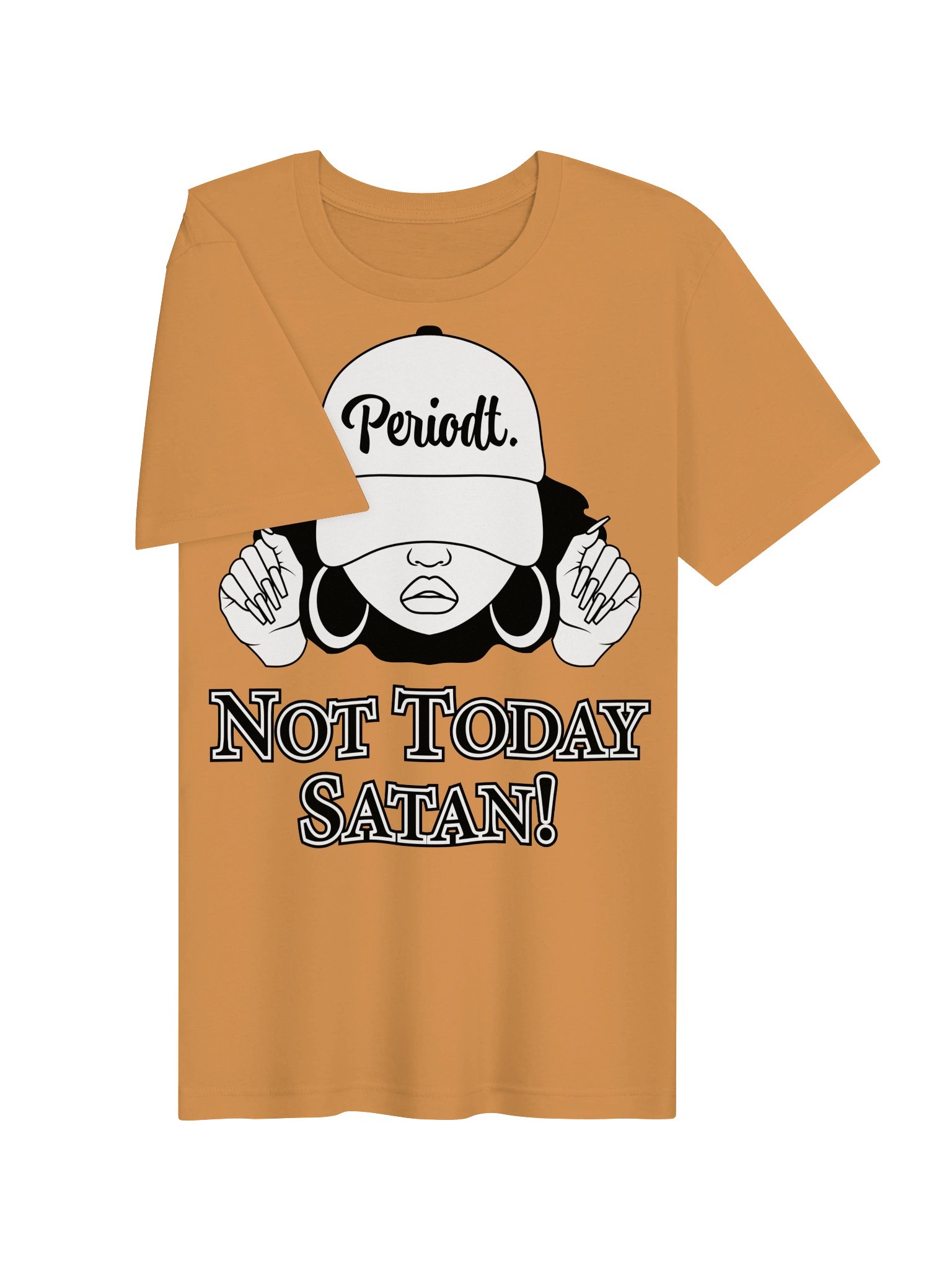 Not Today Satan B&W V1, Lte T-Shirt product image (3)