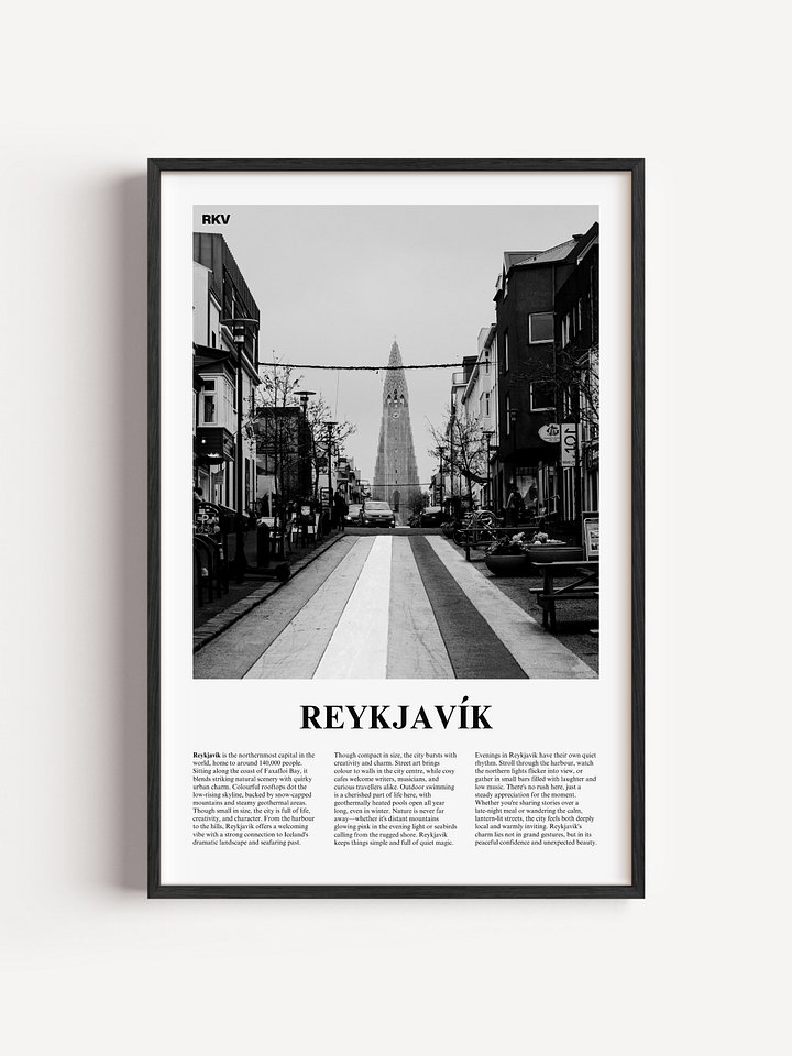 Reykjavik 03 Newspaper Poster product image (1)