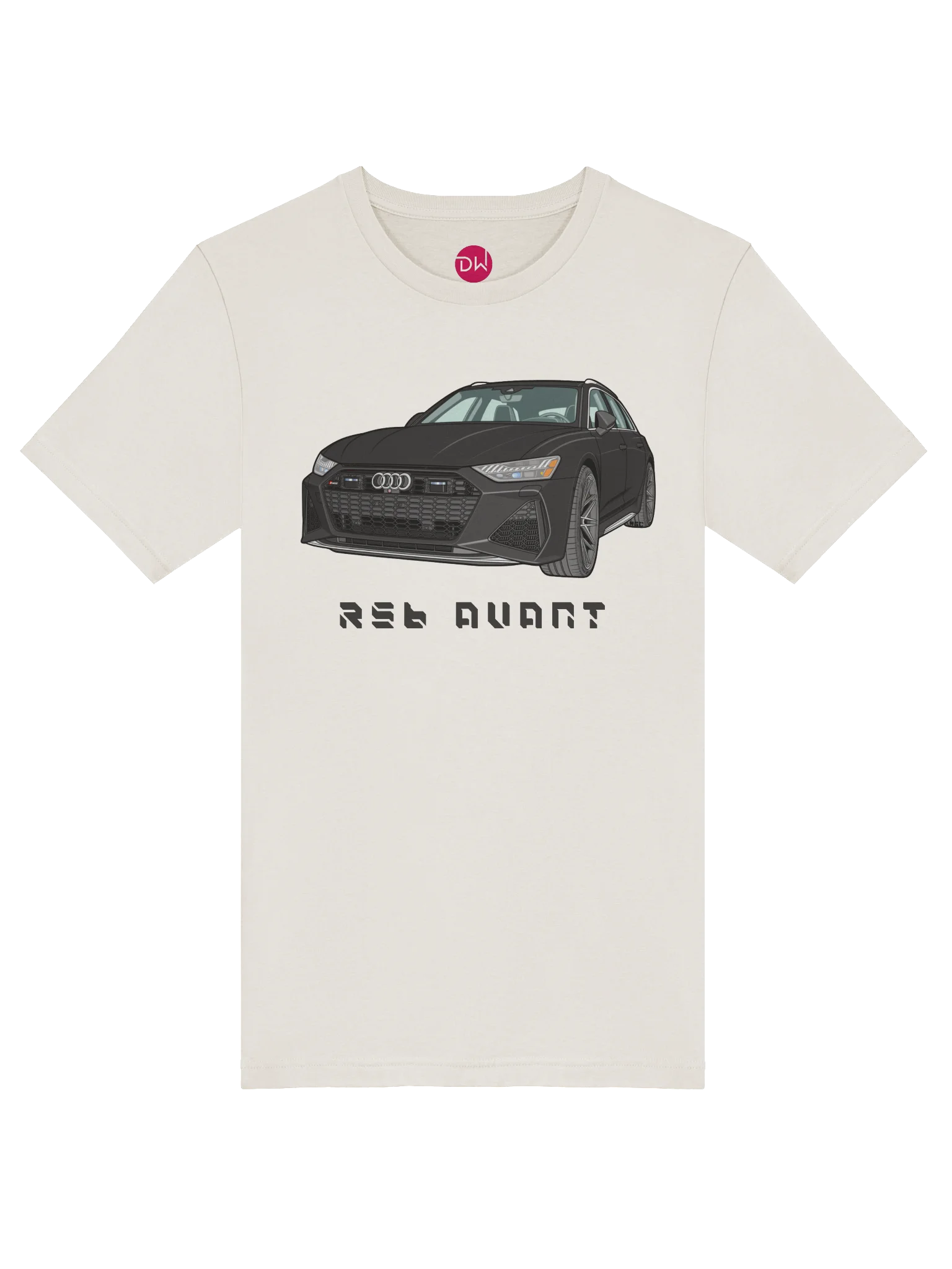 Black Audi RS6 Avant Shirt (Retro, Sketch, Silhouette) product image (40)