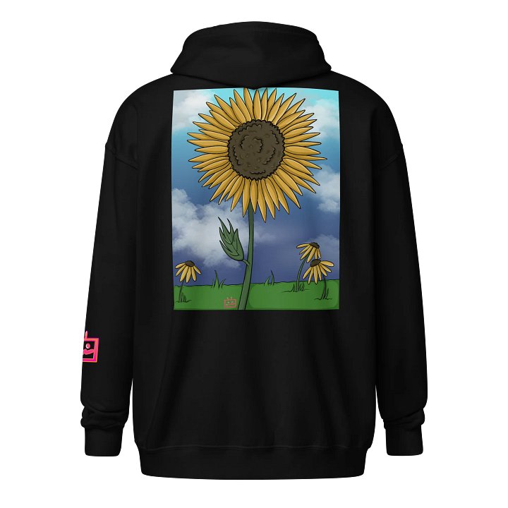 Sunflower Print Zip-Up product image (1)