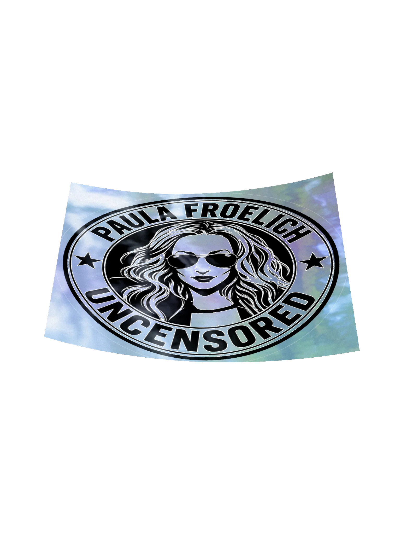 Paula Froelich: Uncensored Holographic XL Sticker product image (6)