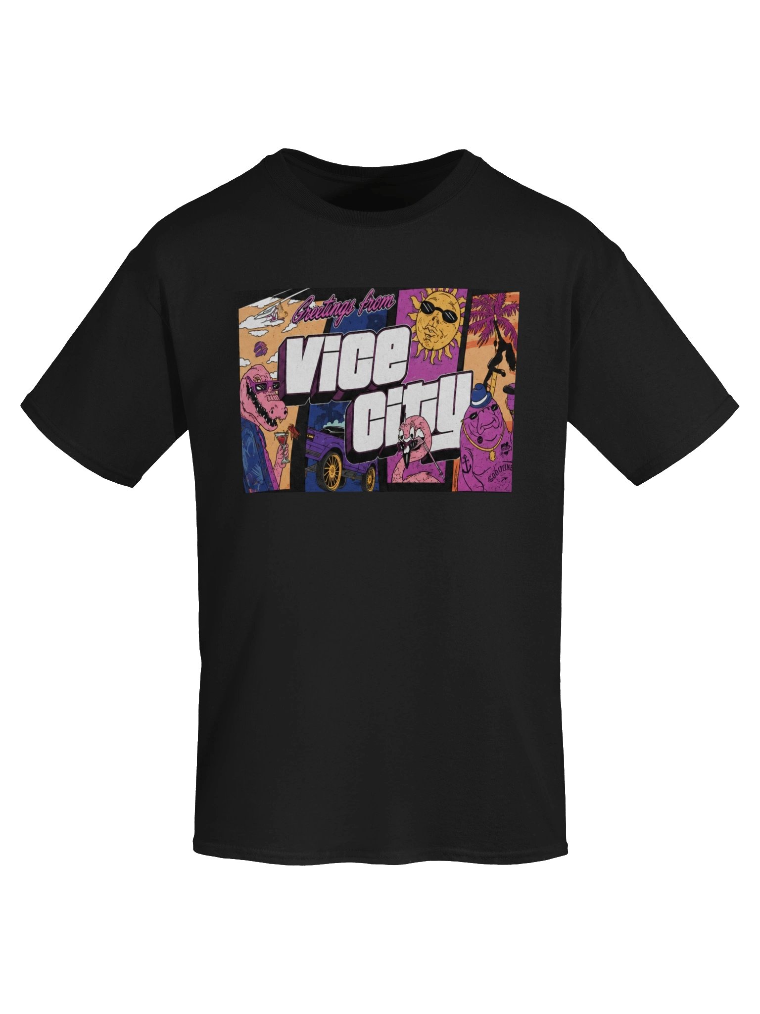 GTA VI Lucia Caminos Vice City Alligator T shirt product image (2)