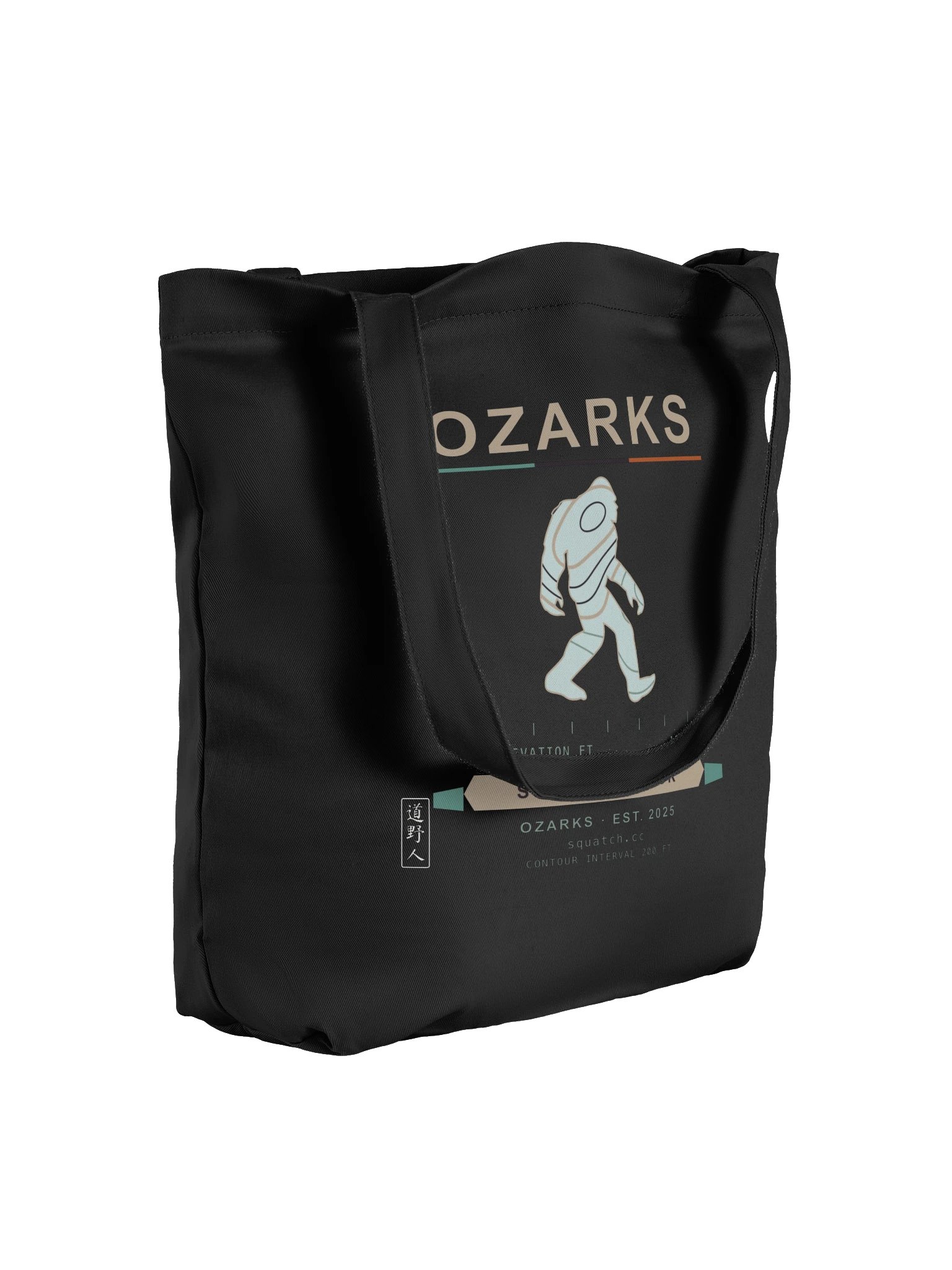 Ozark Contours Tote (Black) product image (4)