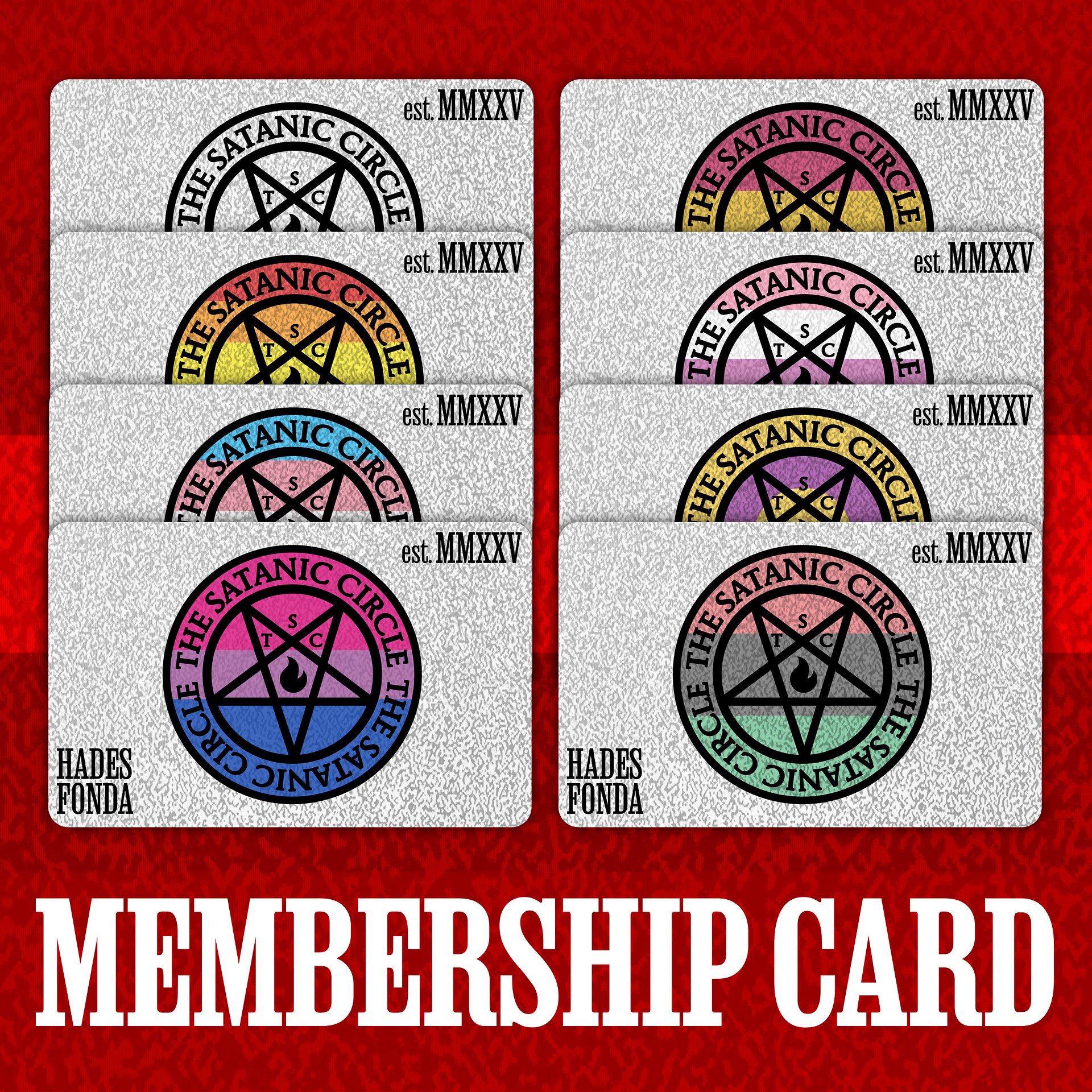 The Satanic Circle - Membership Cards product image (1)
