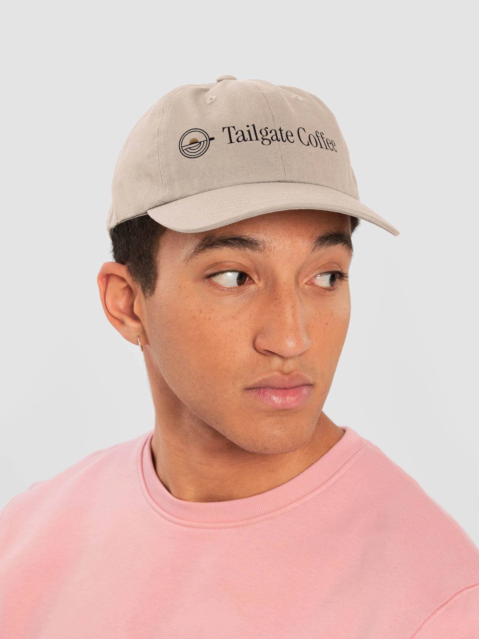 Minimal Brown Arc Dad Hat product image (6)