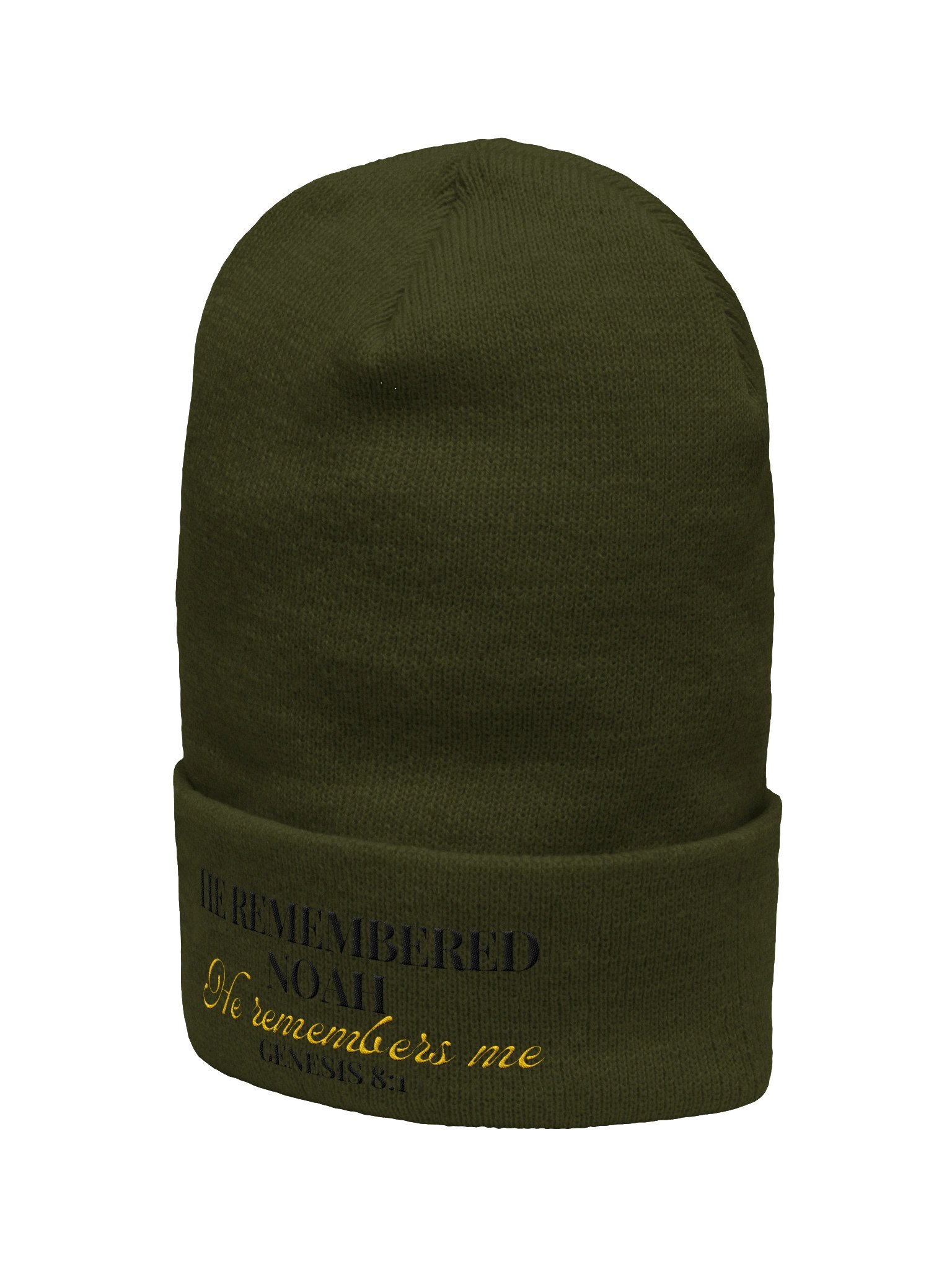 He Remembered Noah-He Remembers Me Embroidered Beanie product image (2)