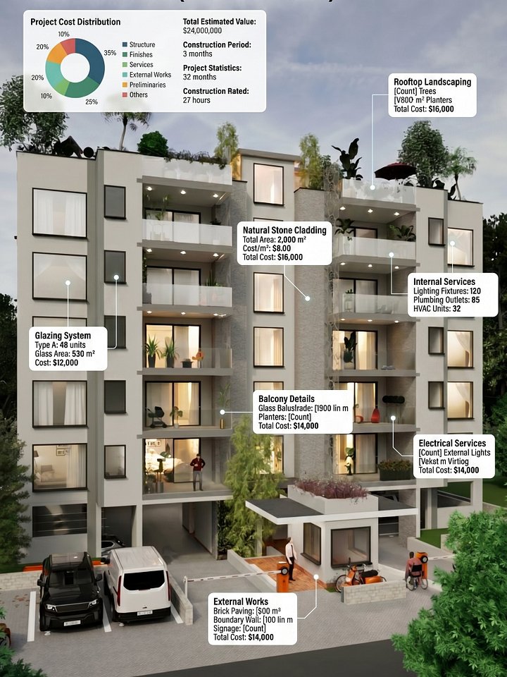 Bill of Quantities (BOQ) – 7-Storey 10-Unit Apartment Block | DA74501A product image (1)