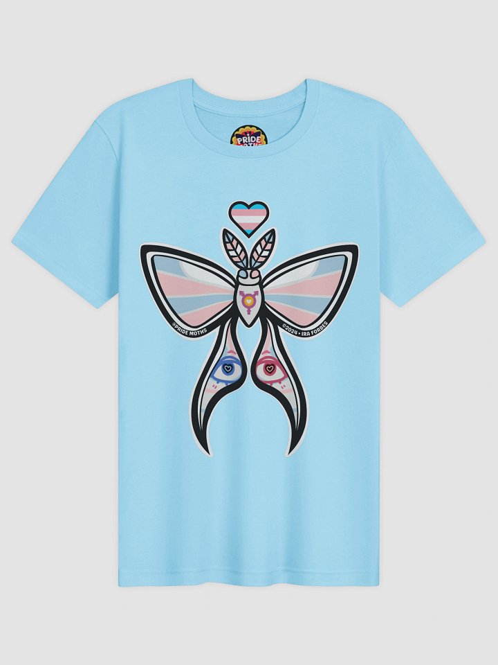 № 7 | TRANSGENDER PRIDE MOTH | GRAPHIC TEE | T-SHIRT product image (1)