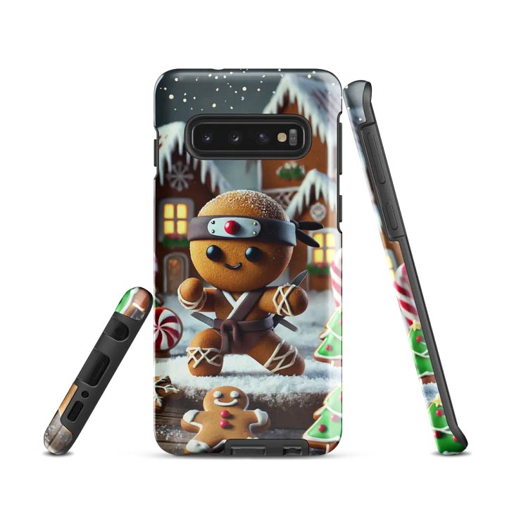 Gingerbread Ninja Samsung Tough Case – Festive Warrior Spirit product image (1)