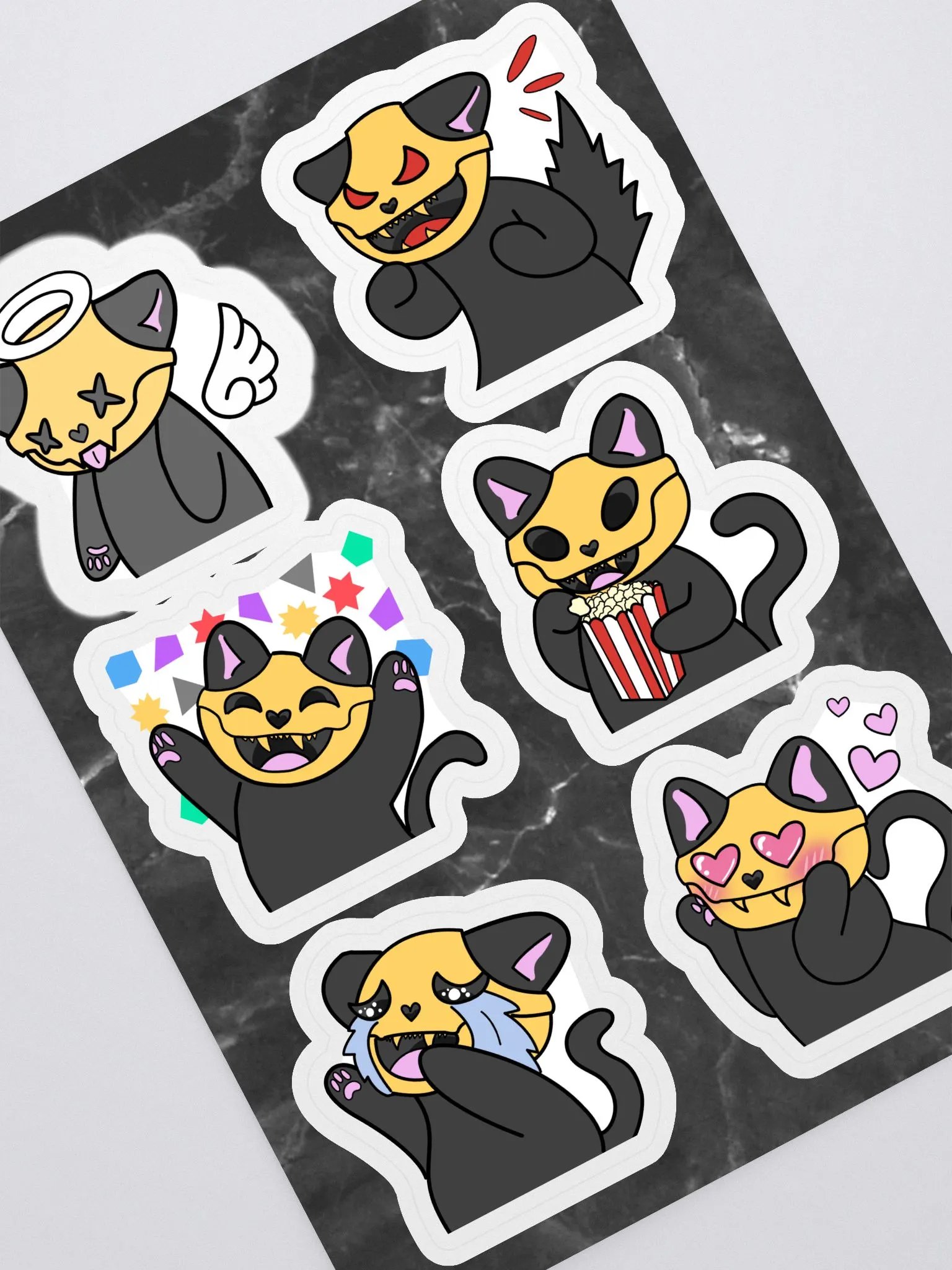 Sekhali Emote Sticker Sheet product image (1)