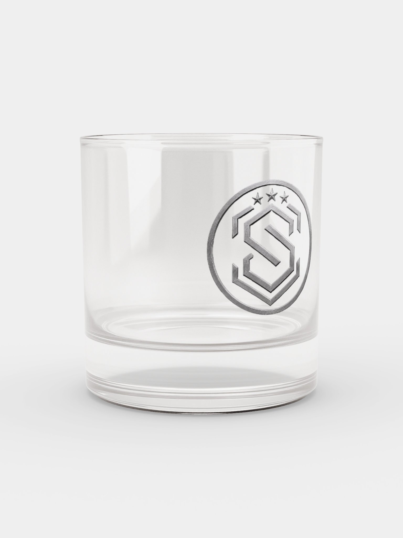 SitRep Monochrome Logo Rocks Glass product image (2)