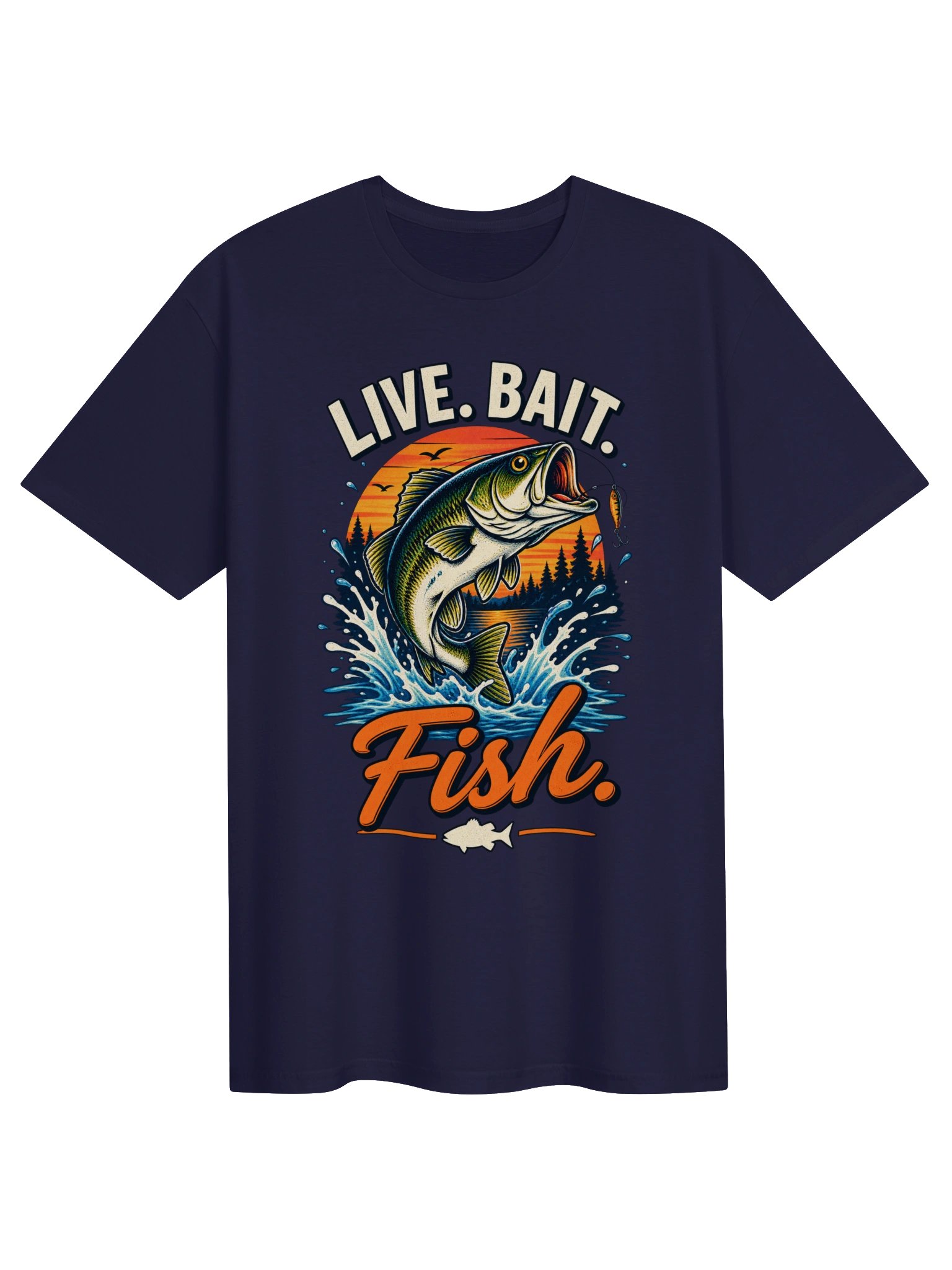 Live. Bait. Fish. T-Shirt product image (1)