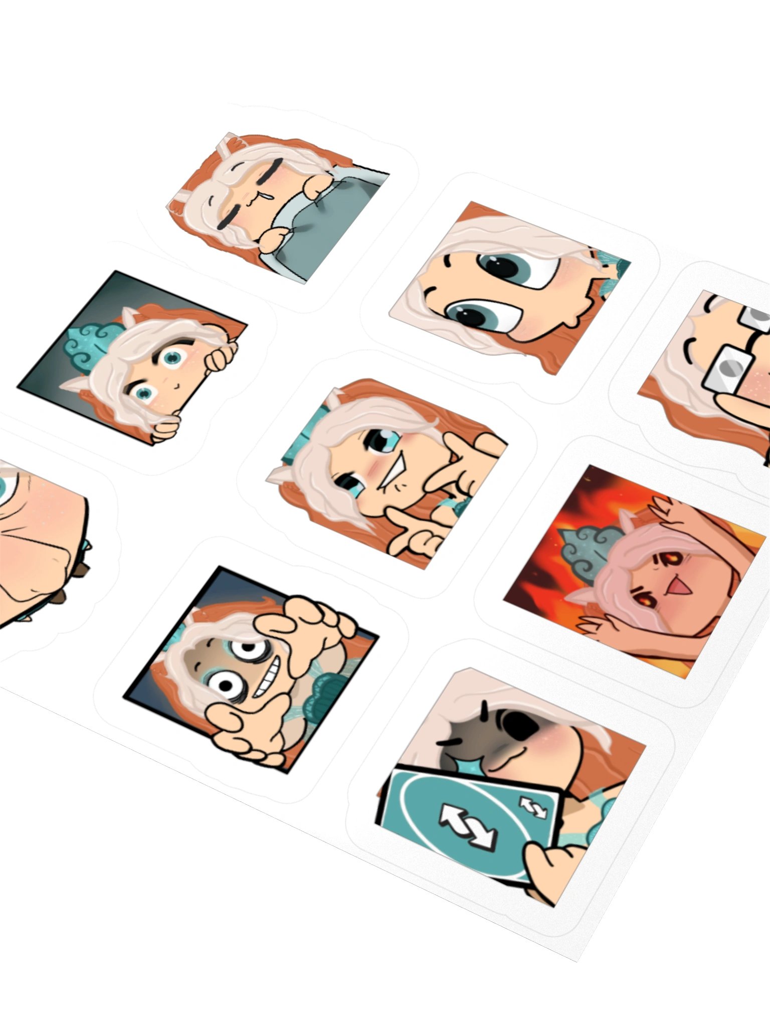 Zeda Emote Sticker Sheet product image (7)