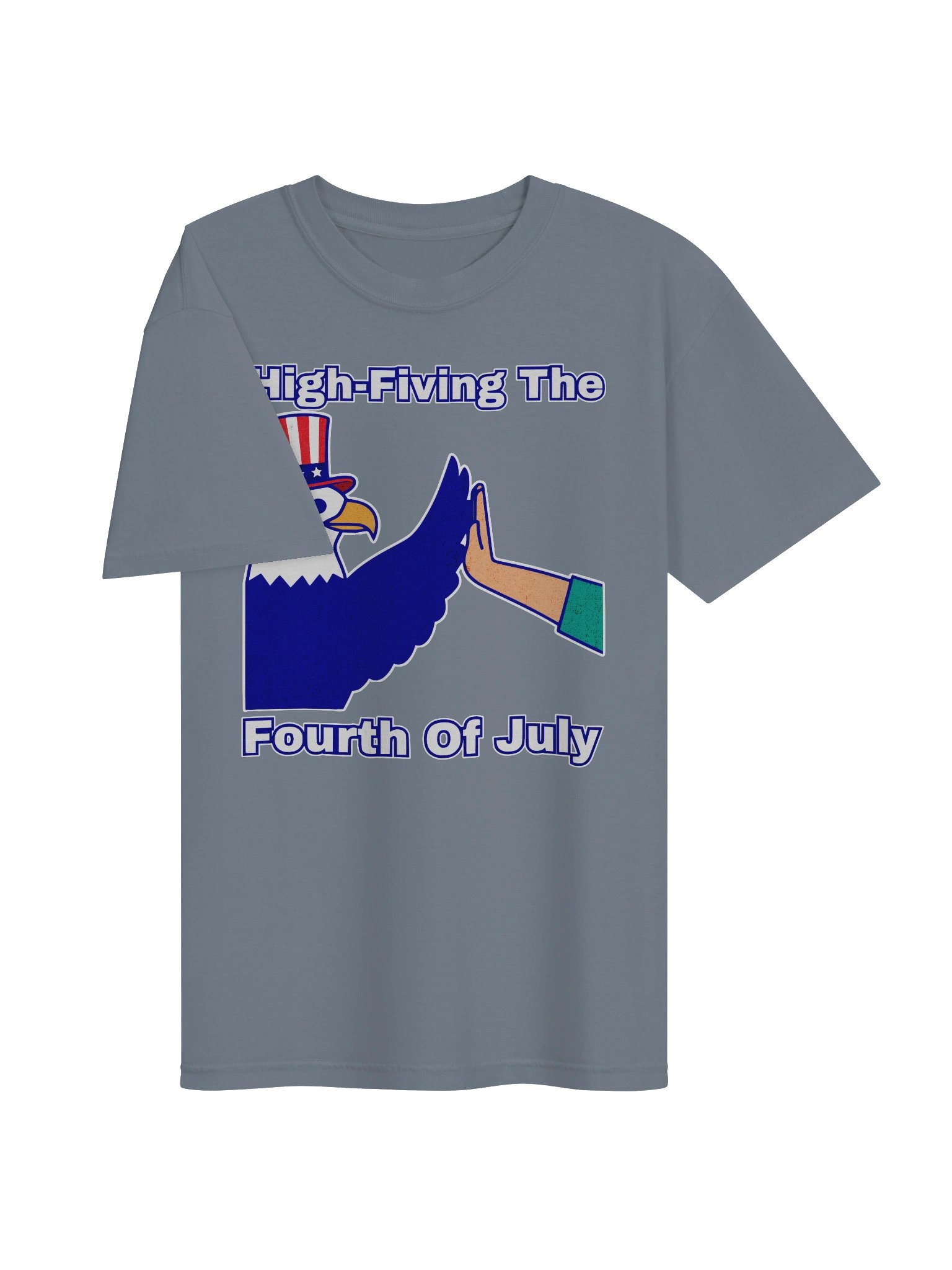 High‑Fiving The Fourth — Patriotic Eagle T‑Shirt product image (16)