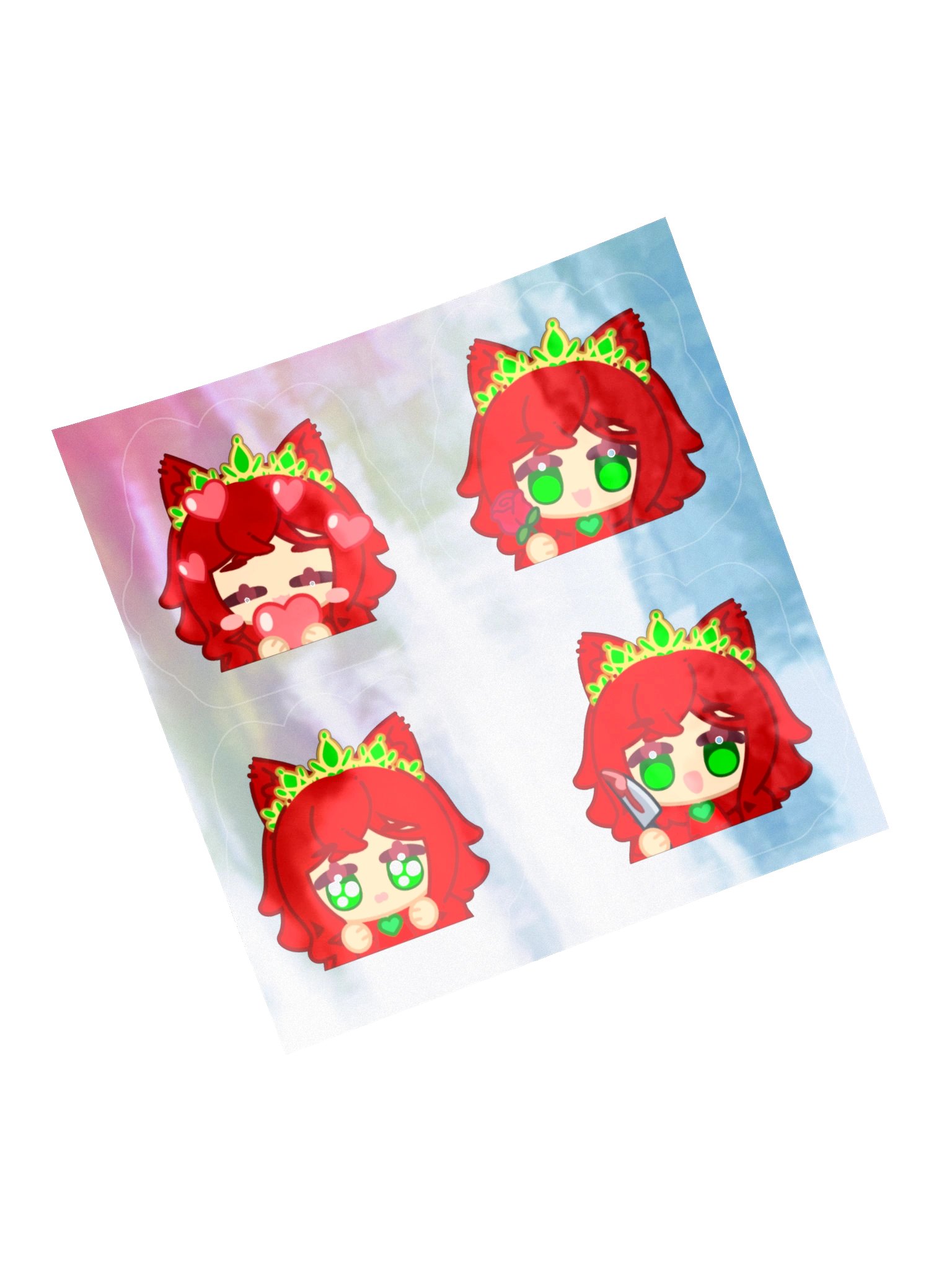 holo chibi sticker product image (13)