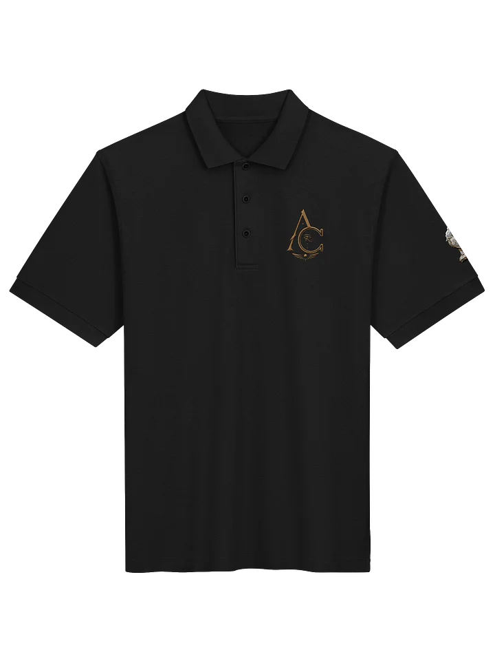Alpha And Omega Polo Shirt Black product image (1)