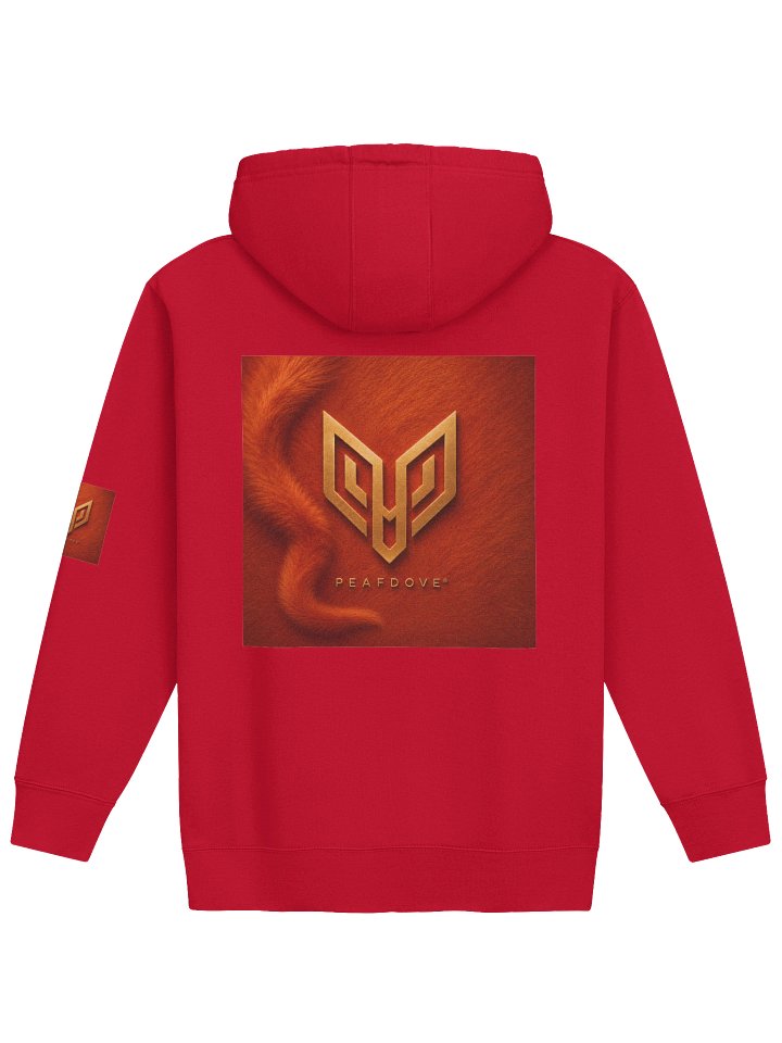 PEAFDOVE® RED HOODIE DUO — Cat Tail Signal Edition product image (2)