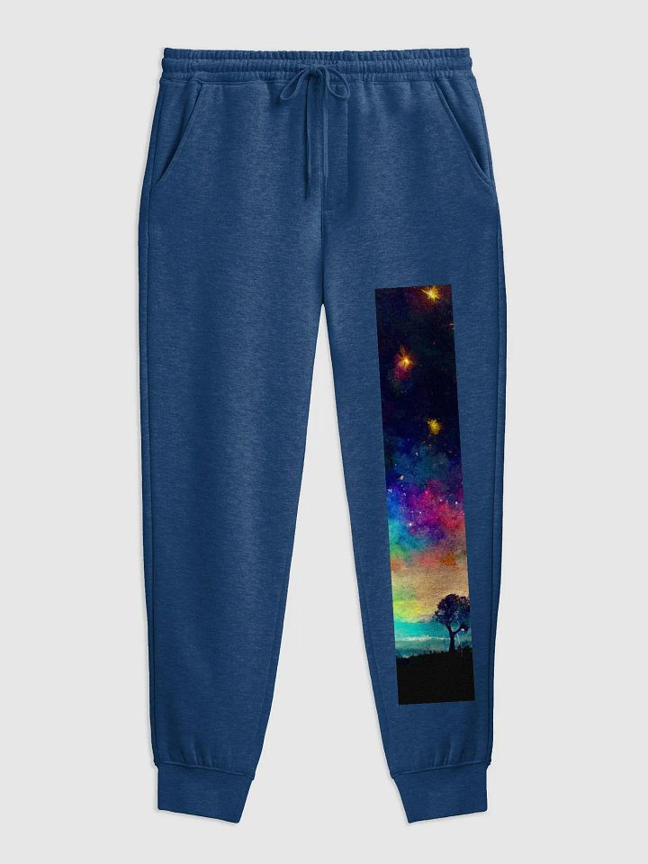 Starry Night Sky Fleece Joggers product image (1)