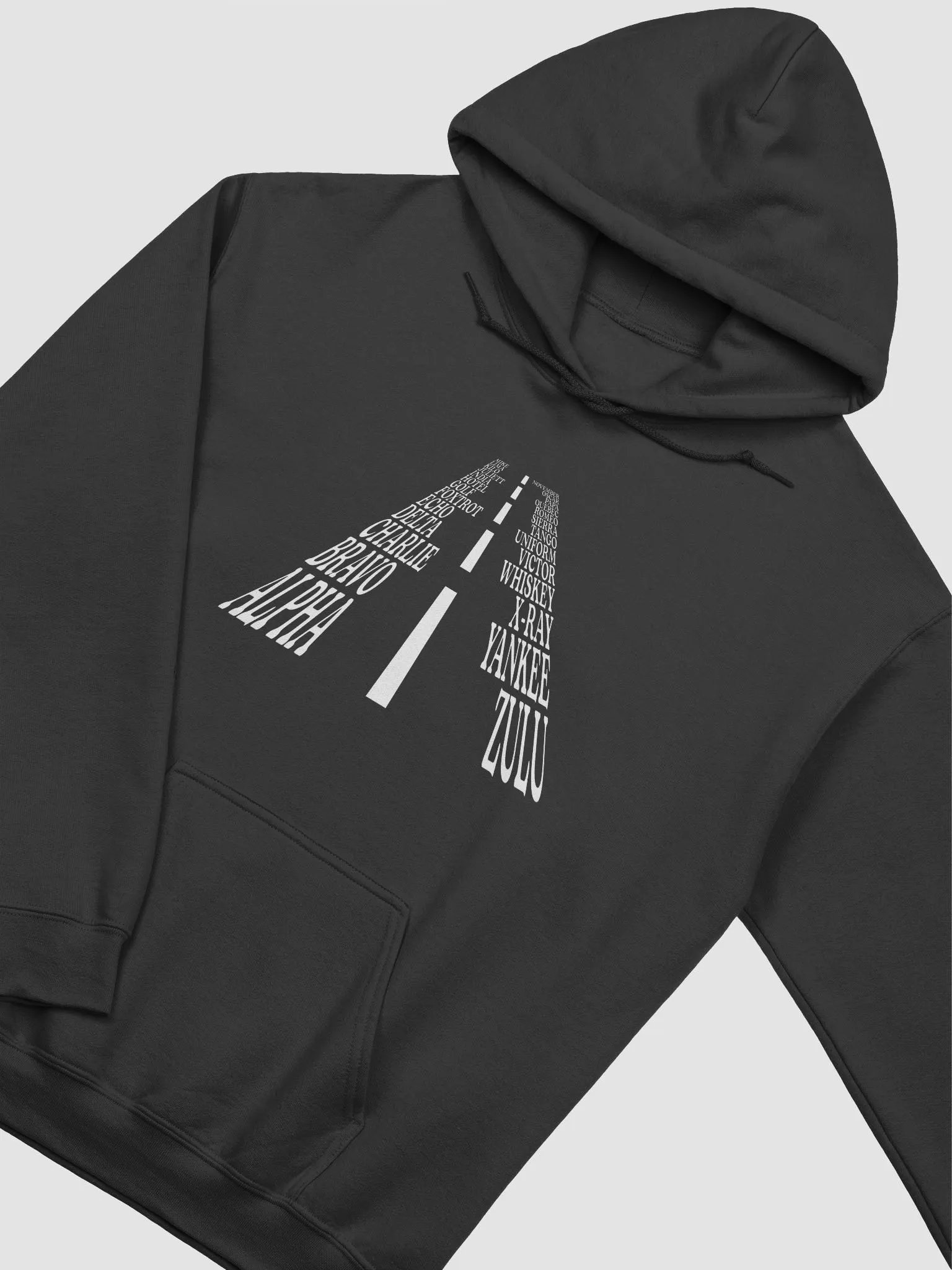 The Aviation Alphabet Runway Hoodie product image (3)