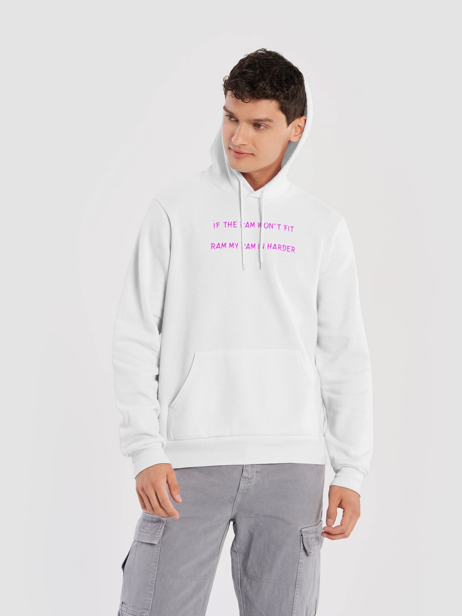 If The Ram Won't Fit Ram My Ram In Harder. Meme Hoodie product image (47)