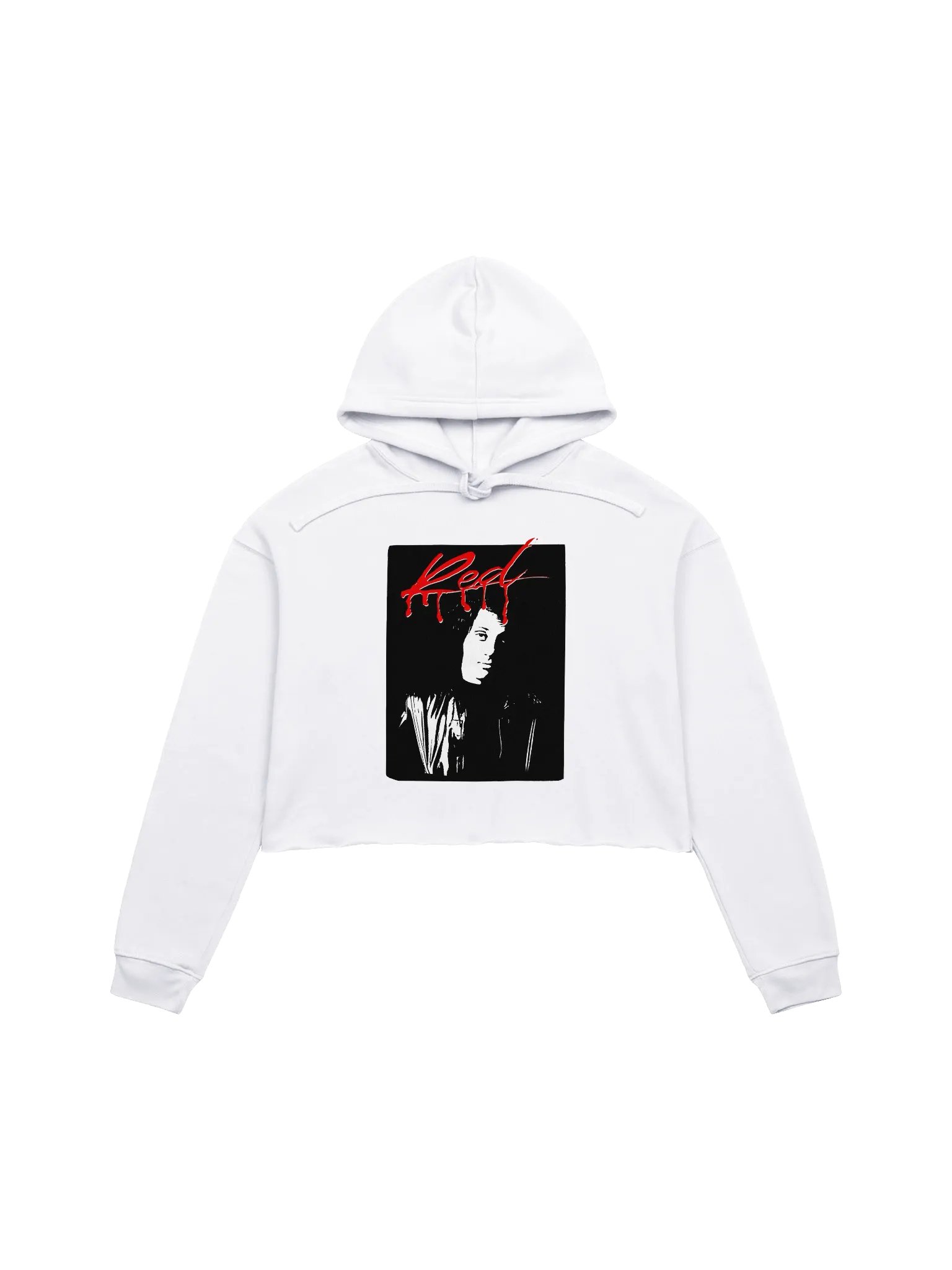 "Joel Lotta Red" Crop Hoodie product image (1)