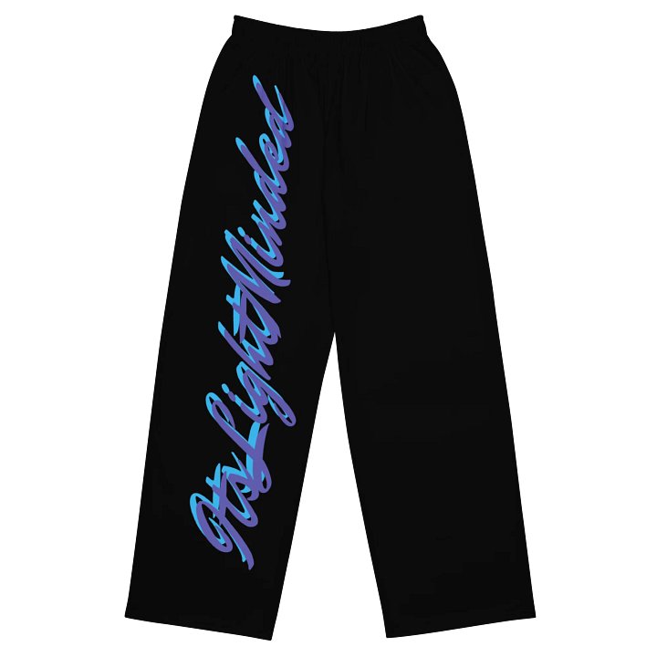 Lights Unisex Wide Leg Pants (Black) product image (1)