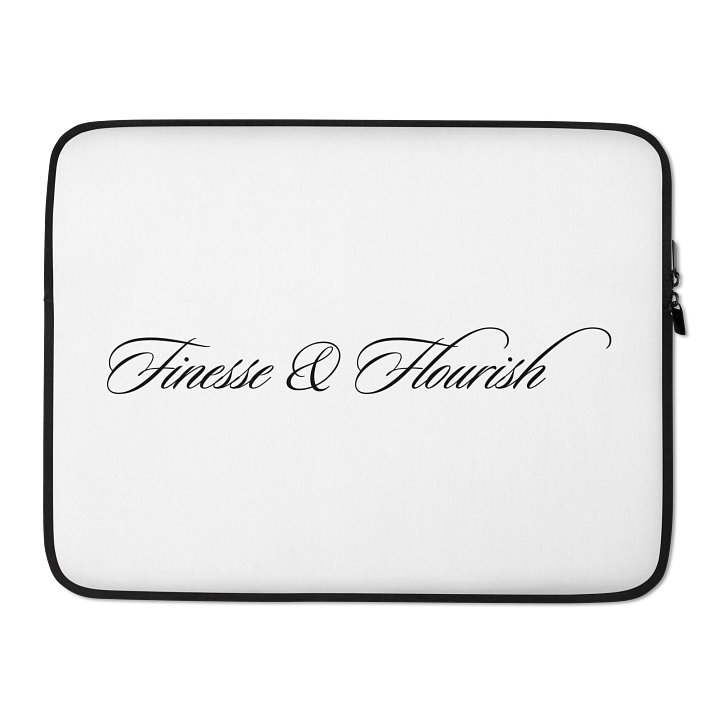 F&F Script Laptop Sleeve product image (2)