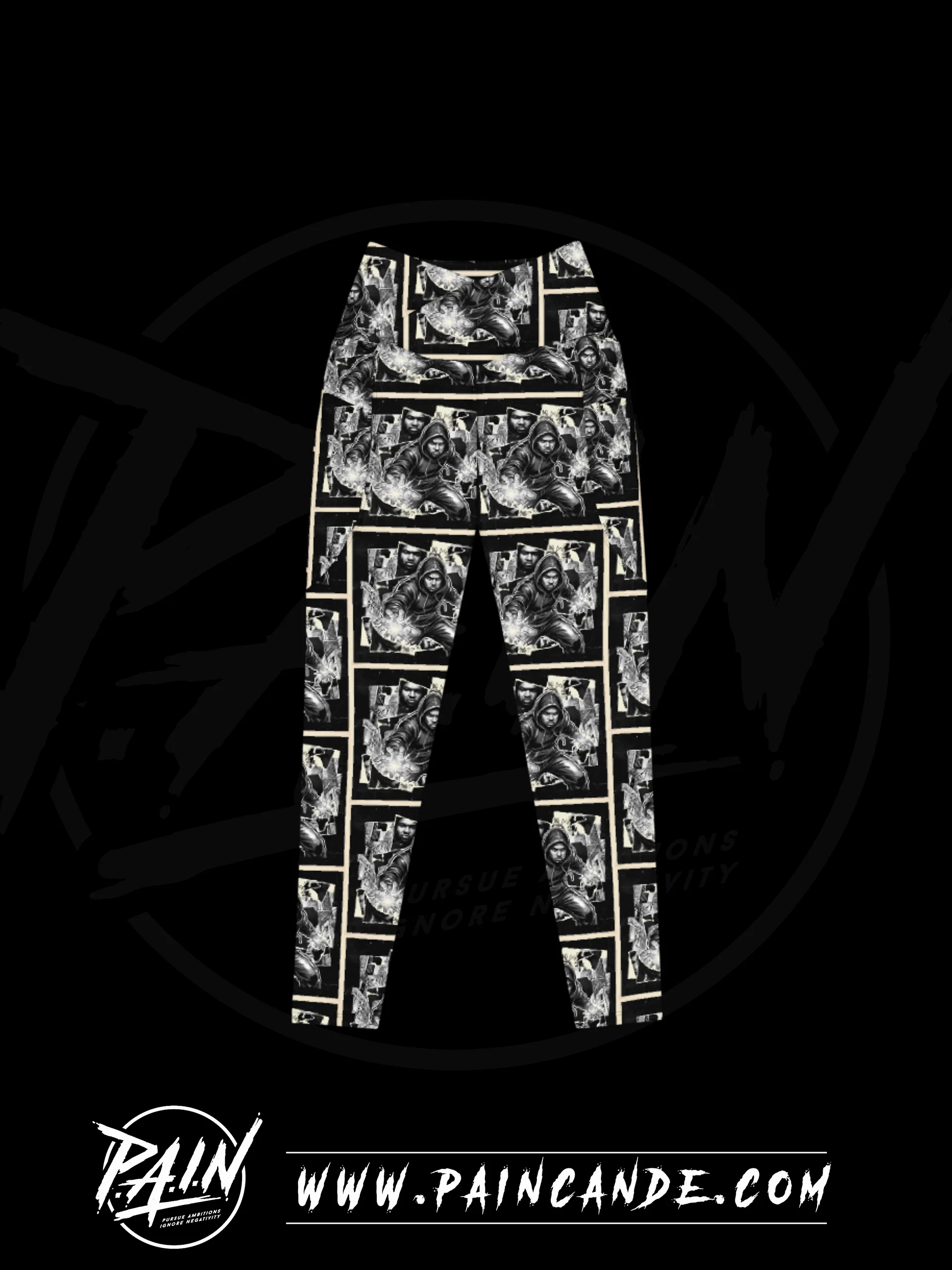Smoky Hooded Graphic Crossover Leggings product image (1)