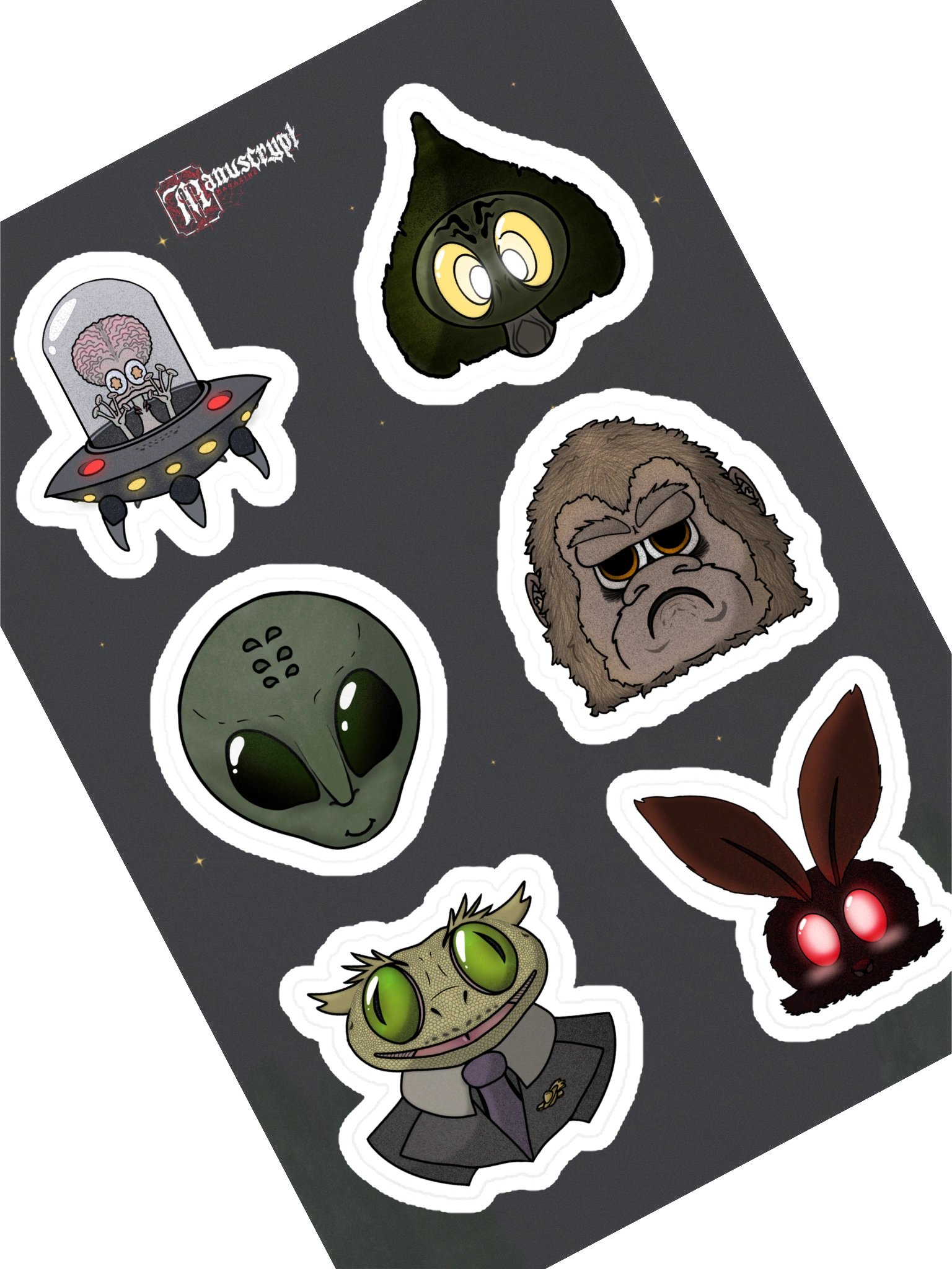 Cryptids & Aliens - Issue 3 Sticker Pack product image (1)