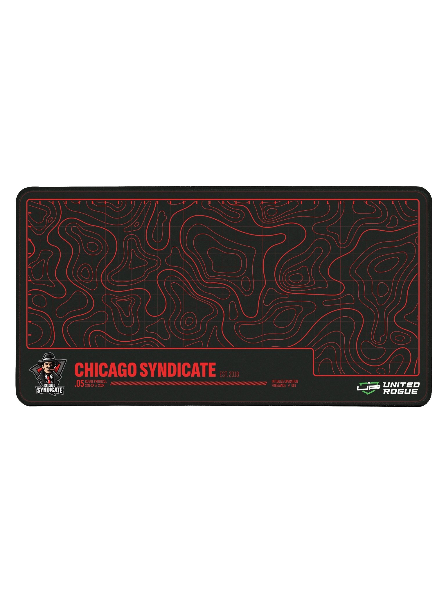 Chicago Syndicate Map Desk Mat product image (1)