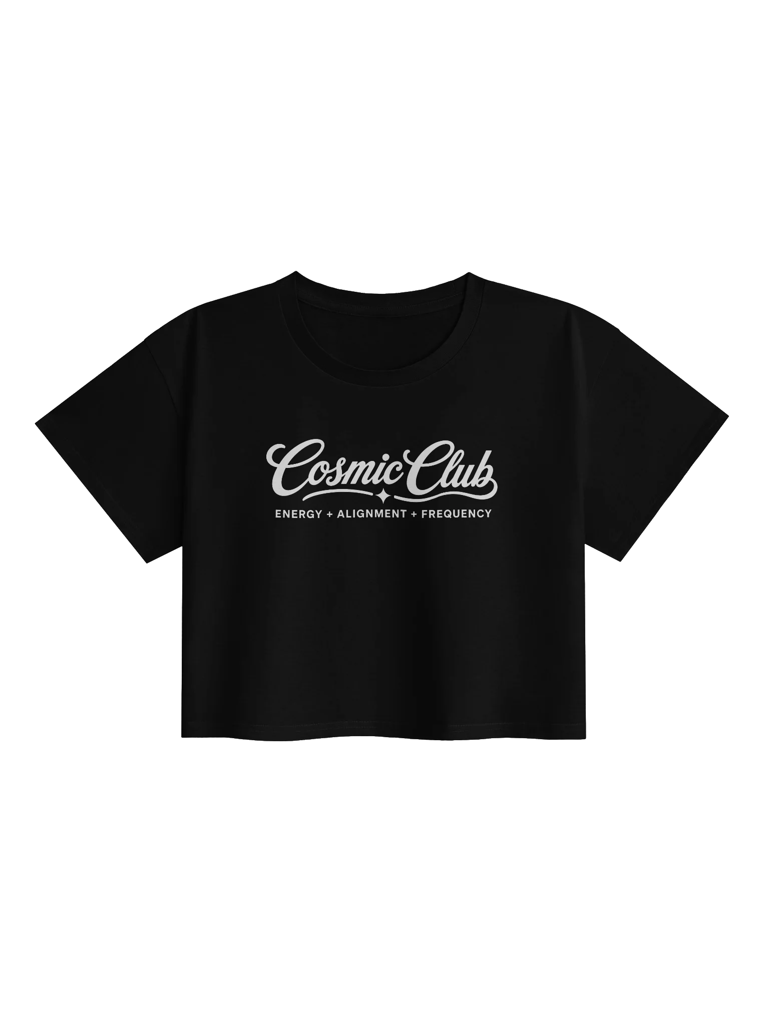 Cosmic Club Crop Top Black product image (1)