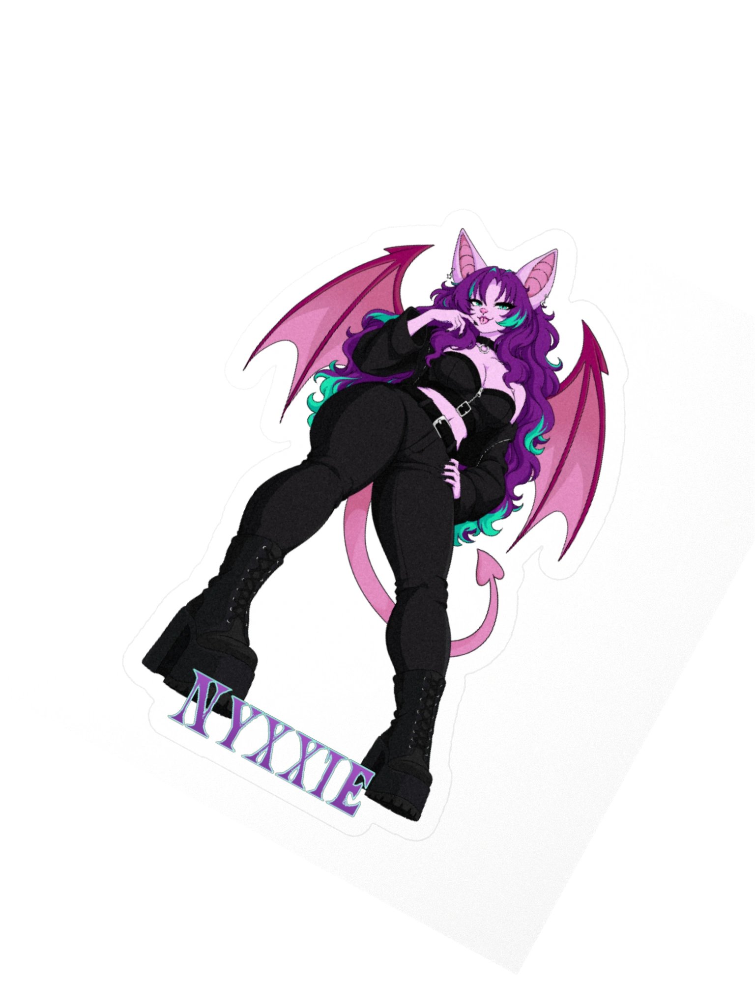 Anxiety Bear presents a Nyxxie Sticker product image (2)