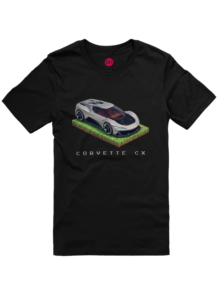 Silver Corvette CX Concept Shirt (Pixel, Retro, Minecraft) product image (6)