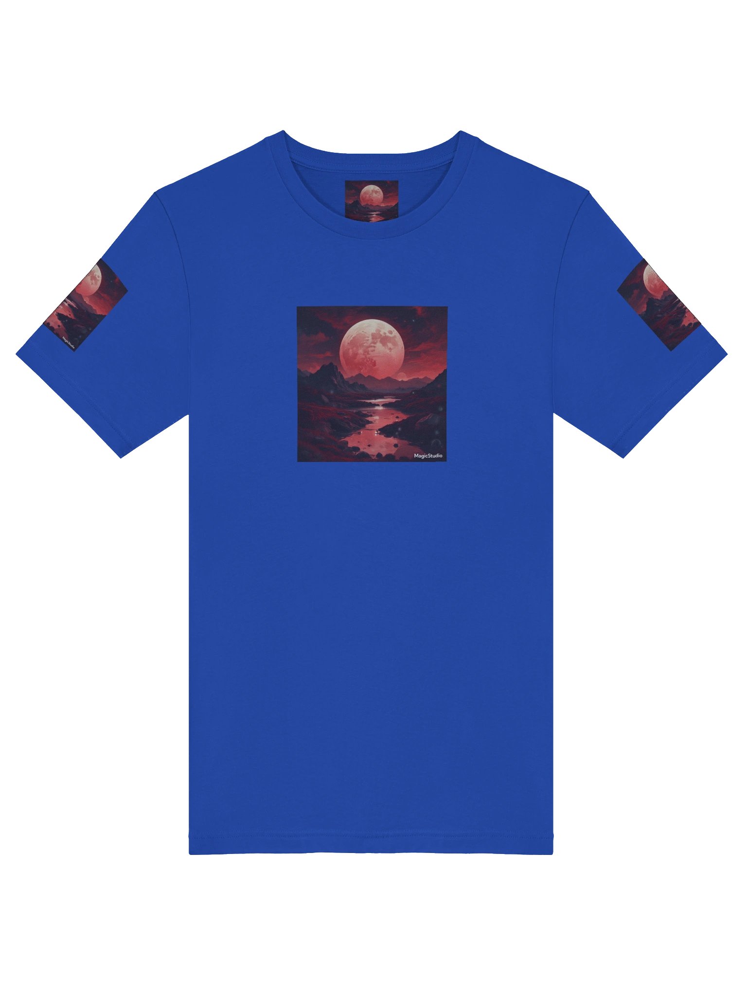 Lunar Reflections Red Moon T-Shirt product image (5)