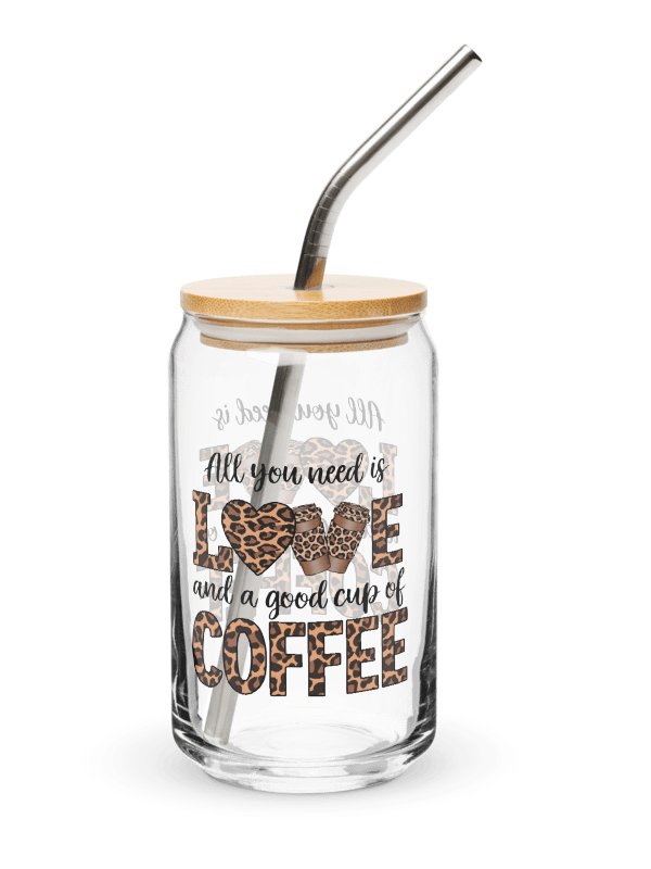 Leopard Love Coffee Can Glass product image (2)