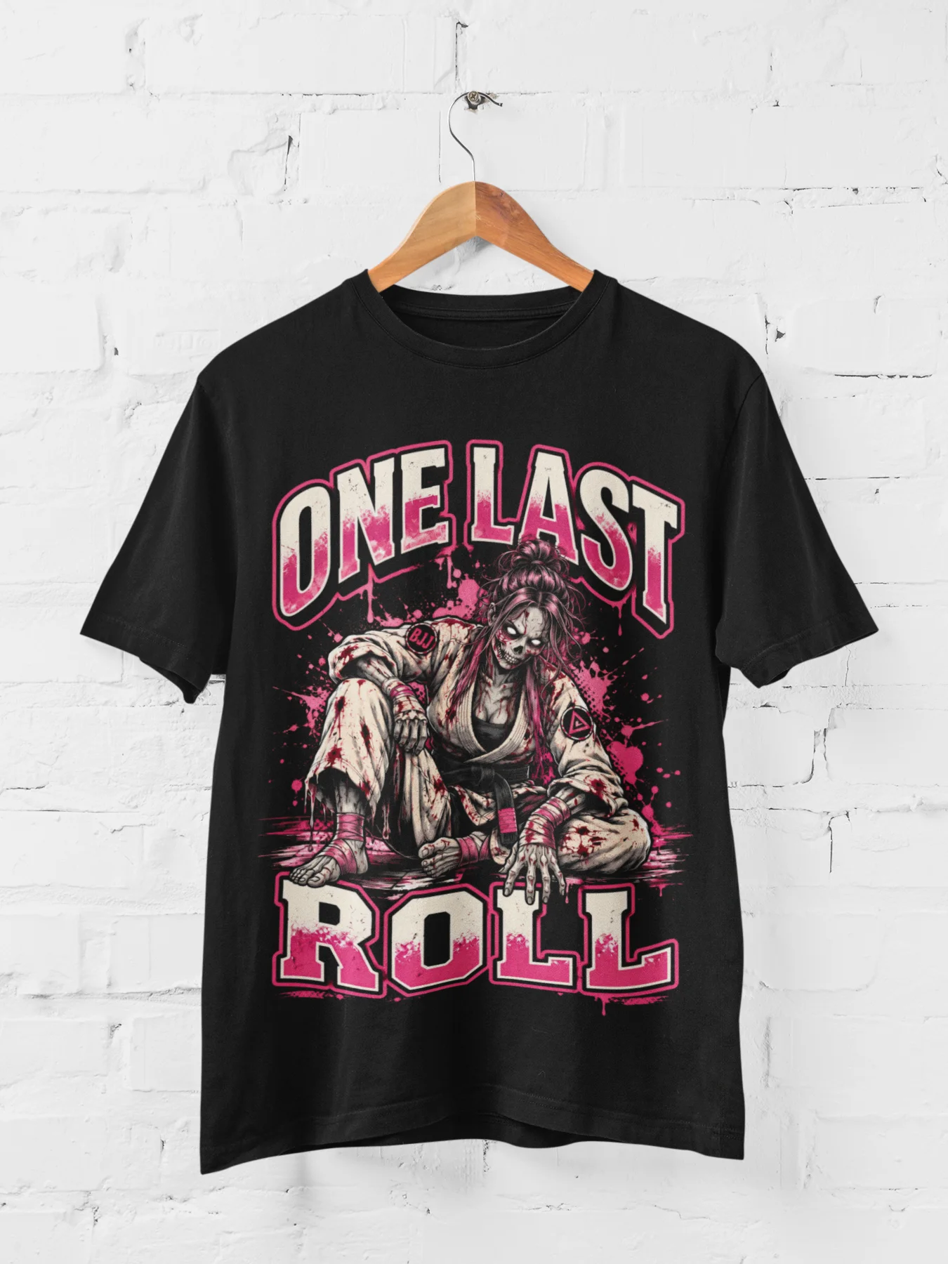 Halloween BJJ Female Zombie Tee product image (1)