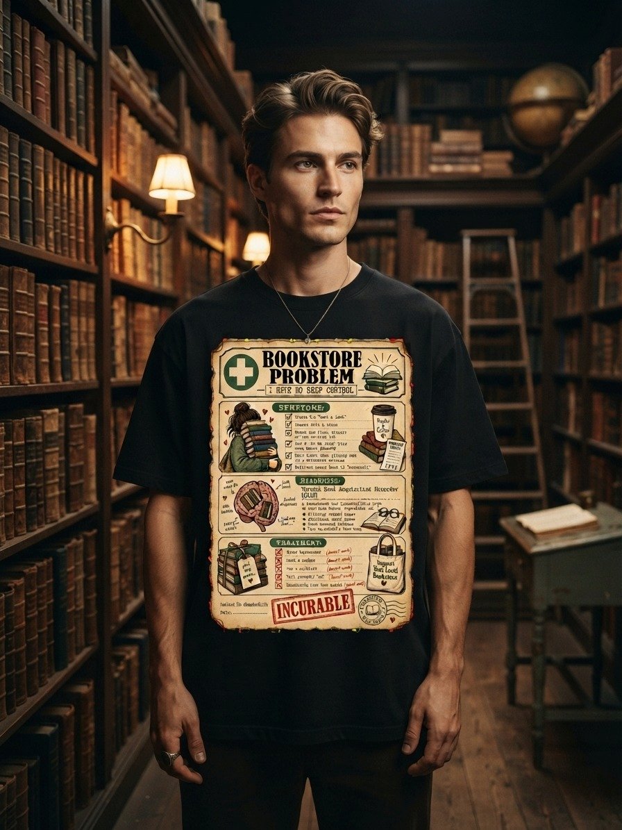 Chronic Book Acquisition Disorder Reader Tee product image (5)