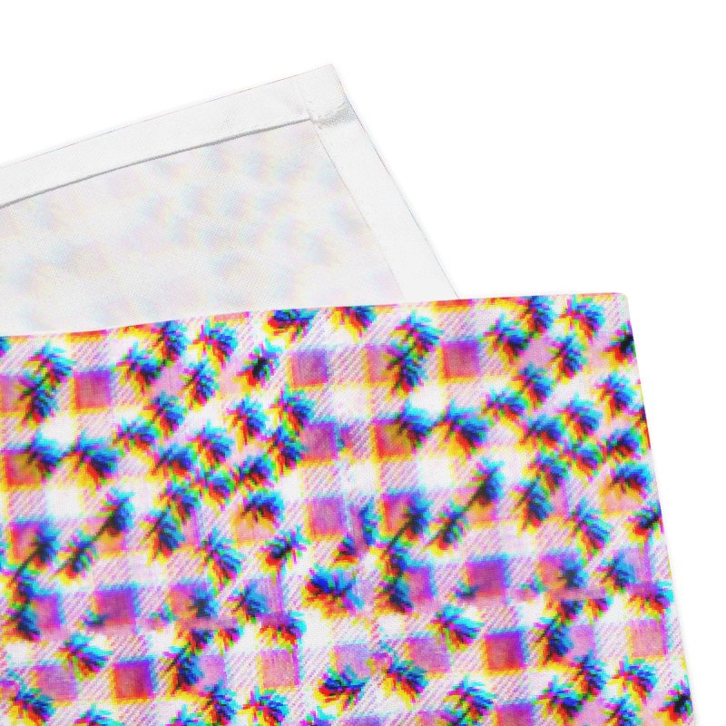 “ant picnic” glitchy pixel ants gingham napkins product image (3)