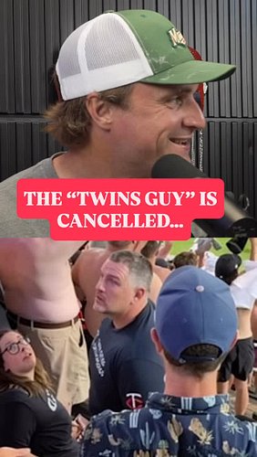 The “Twins Guy” has been cancelled, he is in fact not that guy pal…

Search “10K Takes” on YouTube or wherever you get your p...