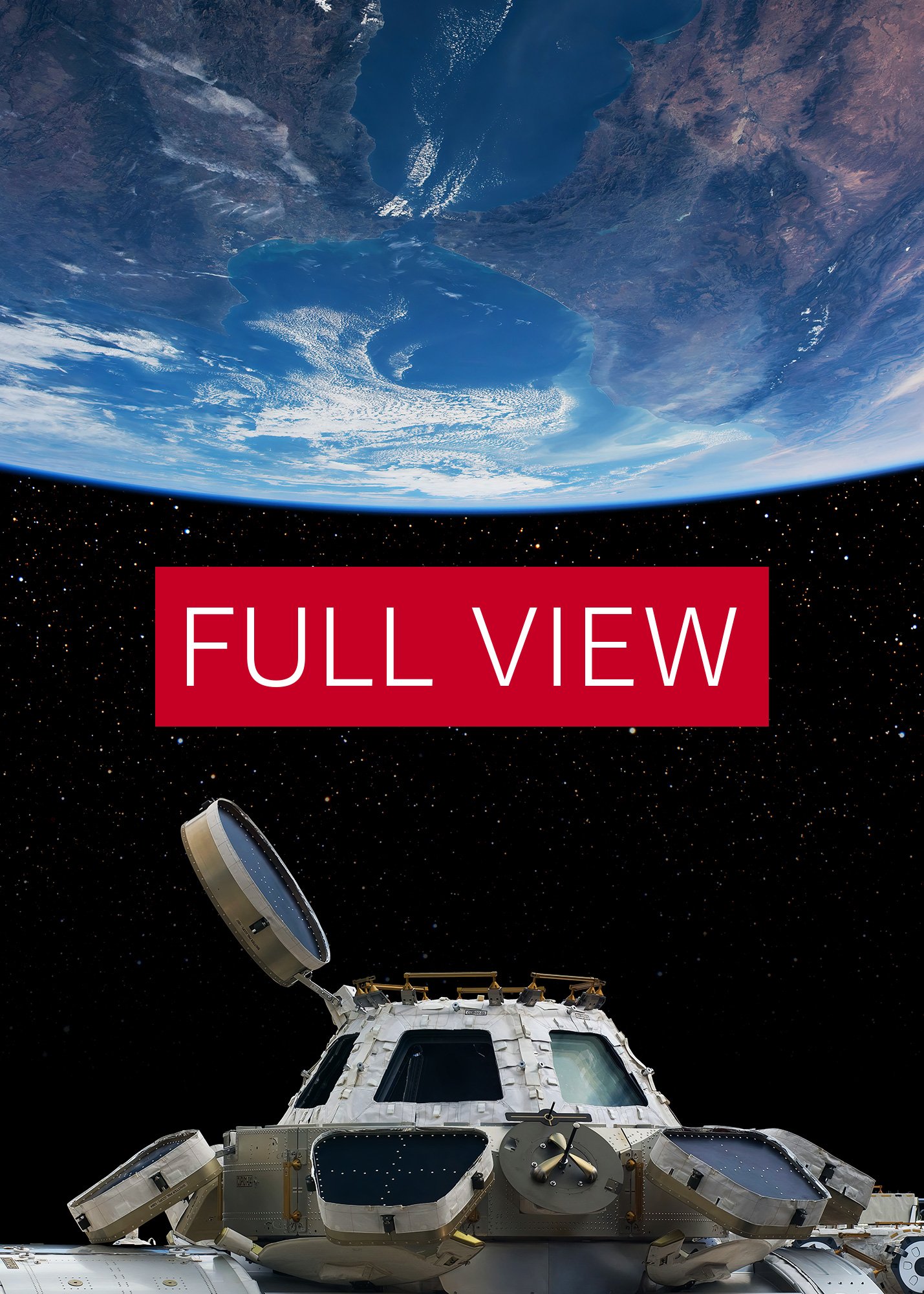 Earth and ISS (Up and down) — space poster, science poster, space photo, nasa poster product image (3)