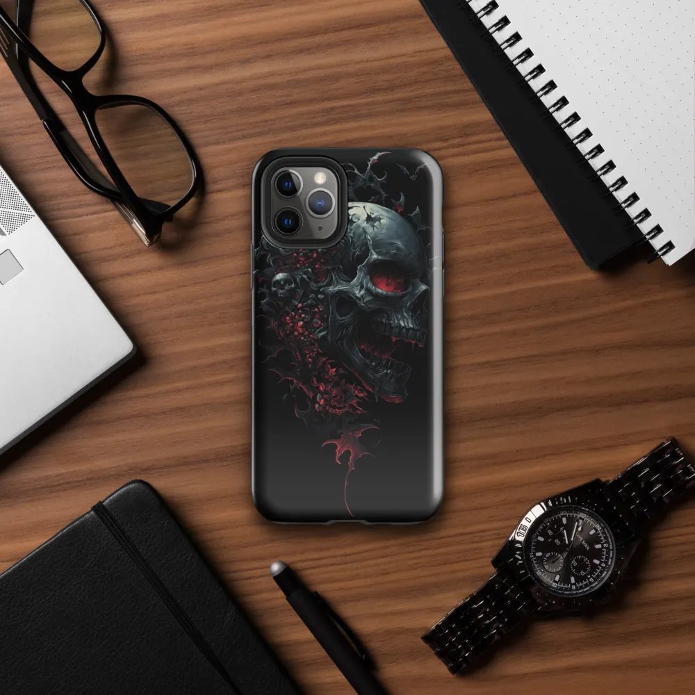 Red Skull Chaos iPhone Tough Case product image (32)