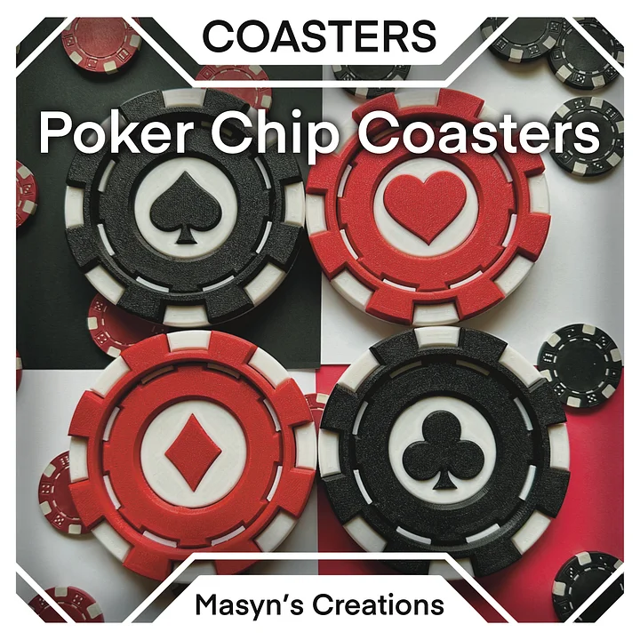 Poker Chip Coasters product image (1)