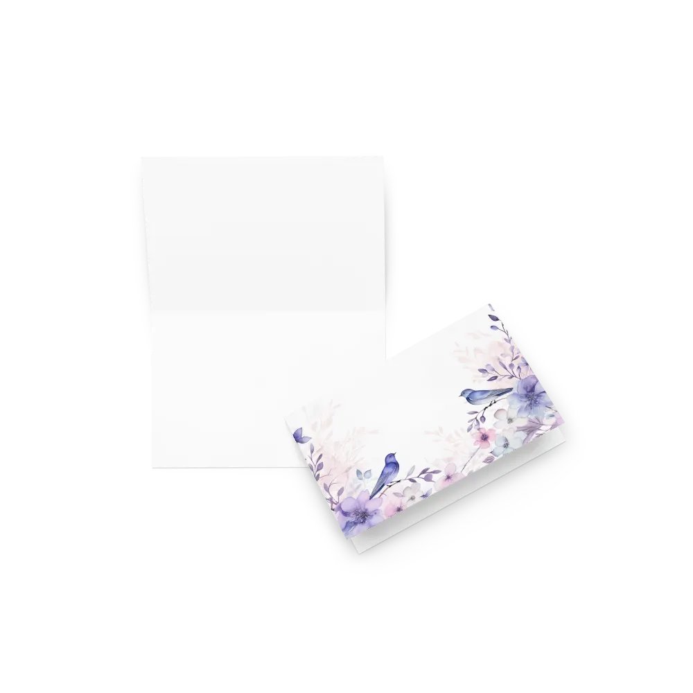 All-Occasion Greeting Card: Watercolor Birds and Florals product image (5)