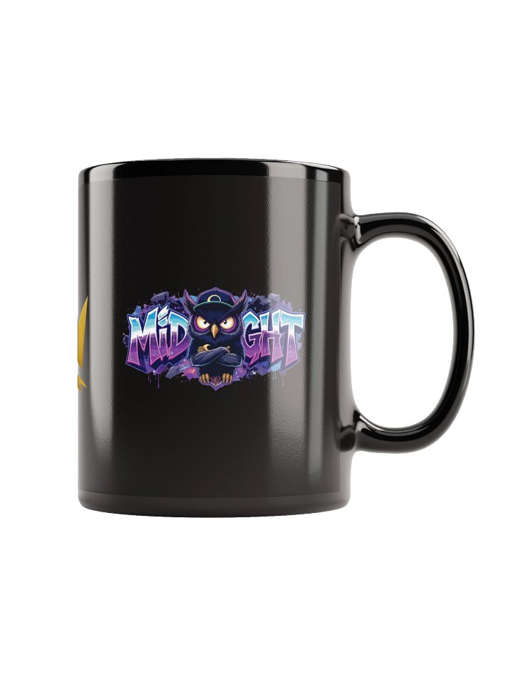 Ceramic Mug – Midnight Monarch Modern Graphic Coffee Mug for Daily Use product image (1)