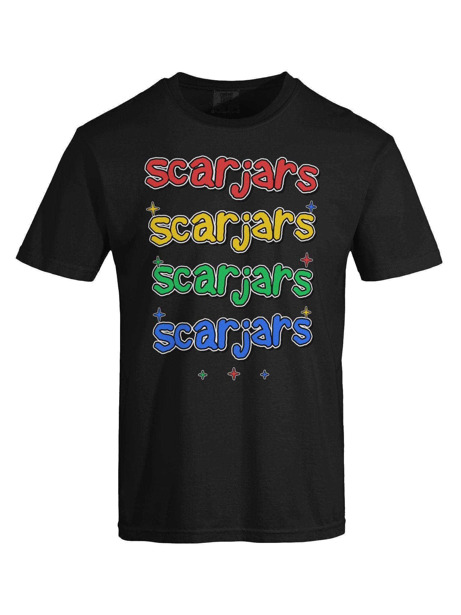 scarjars RGBY stack tee product image (62)