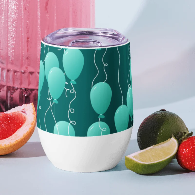 Party Time! Floating Balloon Wine Tumbler product image (7)