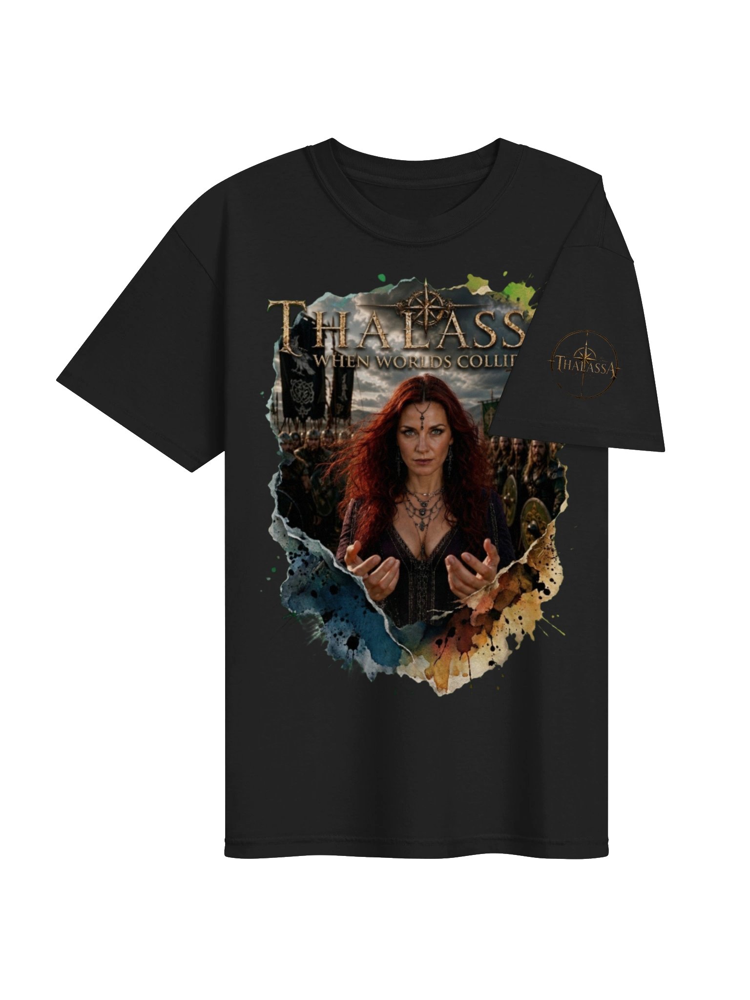 THALASSA Nilah Version - "When Worlds Collide" Heavyweight Official T-Shirt product image (7)