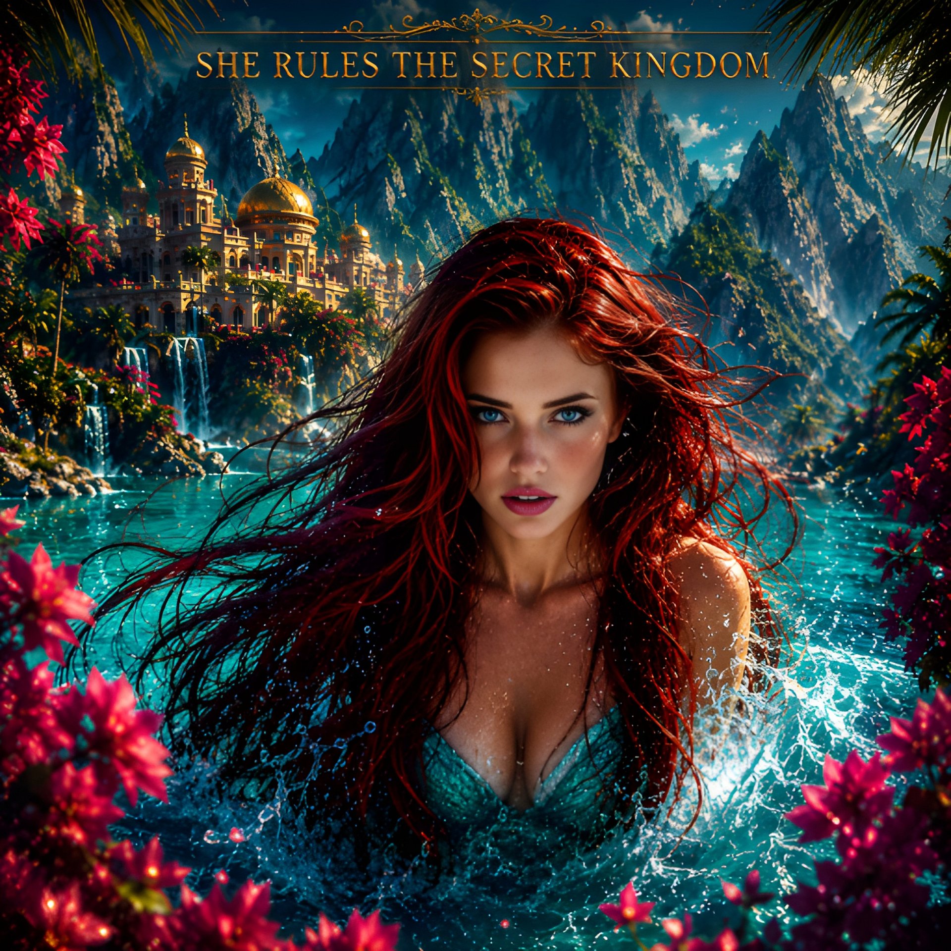 She Rules The Secret Kingdom Fantasy Queen Art Print For Bedroom Wall Decor Gift product image (2)