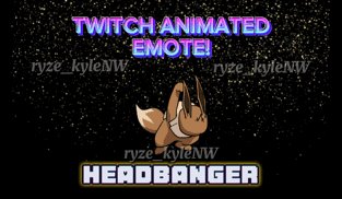 Twitch Animated Emote HEADBANGER product image (2)