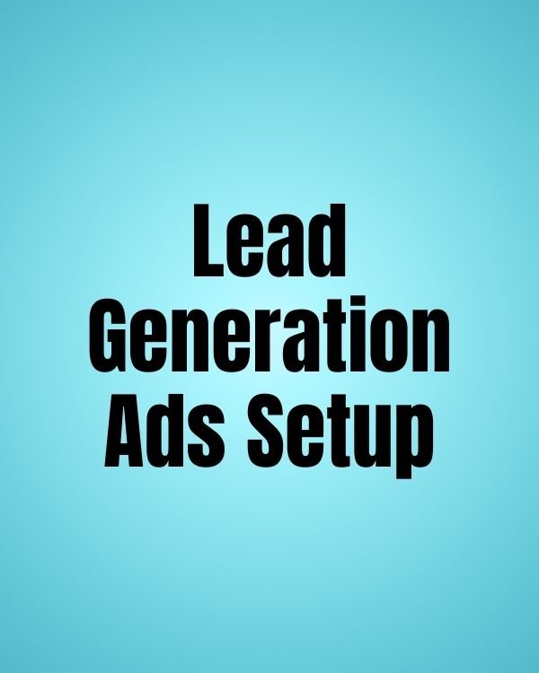 Lead Generation Ads Setup product image (1)